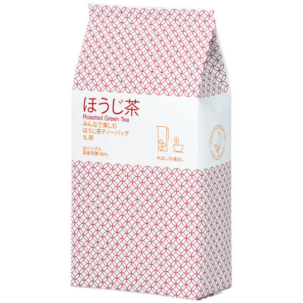 ハラダ製茶 みんなで楽しむほうじ茶1L用 ティーバッグ 52袋入×1個の商品画像