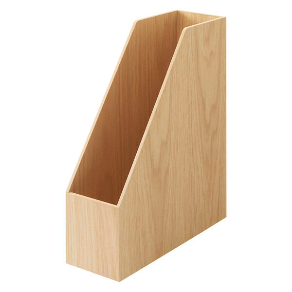 無印良品 木製スタンドファイルボックス A4用 44310205×1個の商品画像