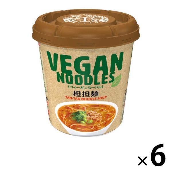 ヤマダイ ヴィーガンヌードル 担担麺 72g × 6個 VEGAN NOODLES カップラーメンの商品画像