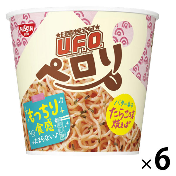 日清食品 日清焼そばU.F.O.ペロリ バター香るたらこ味 70g × 6個 日清焼そばU.F.O. インスタント、カップ焼きそばの商品画像