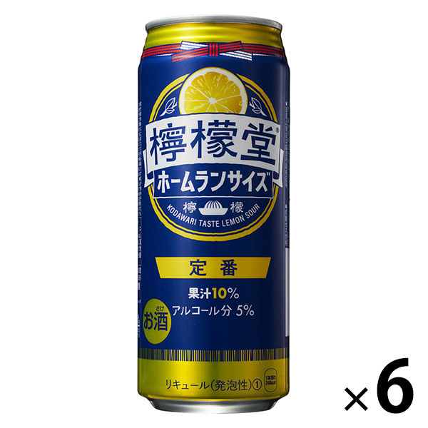 Coca Cola 檸檬堂 定番レモン 350ml缶 6缶パック サワー、缶チューハイの商品画像