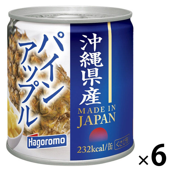 はごろもフーズ はごろもフーズ 国産 沖縄県産 パインアップル 295g×6缶 缶詰の商品画像