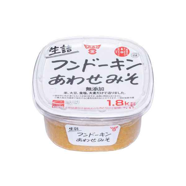 フンドーキン醤油 フンドーキン 生詰 無添加あわせみそ 1.8kg×1個 みその商品画像