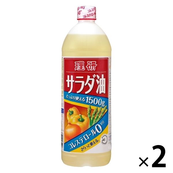 理研農産化工 サラダ油 1500g×2本の商品画像