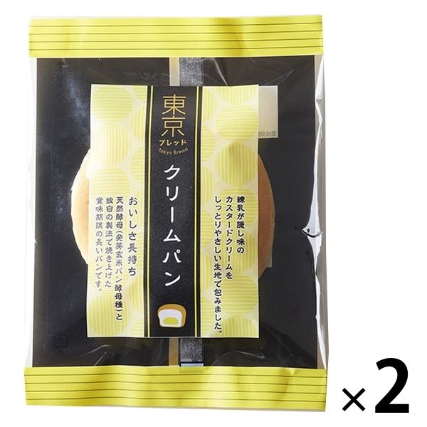 東京ブレッド 東京ブレッド クリームパン×2個 パンの商品画像