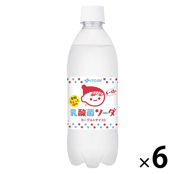 チチヤス チチヤス 乳酸菌ソーダ 500ml × 6本 ペットボトル 炭酸飲料の商品画像