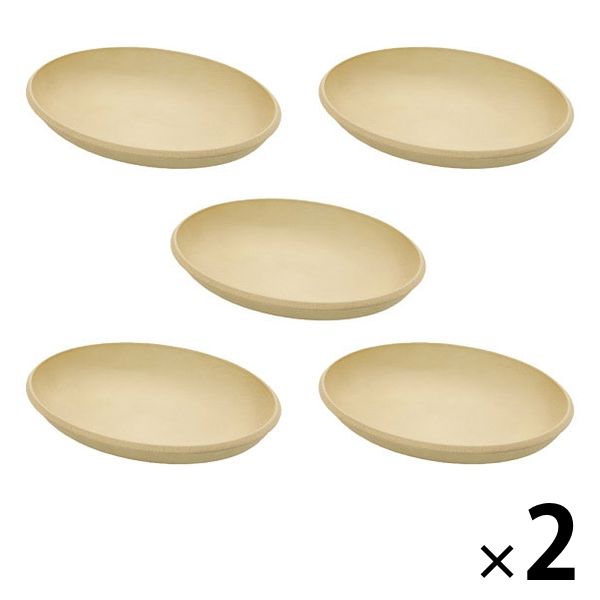 サンライフ オーバルプレート （ナチュラル） 【5枚】 食器皿の商品画像