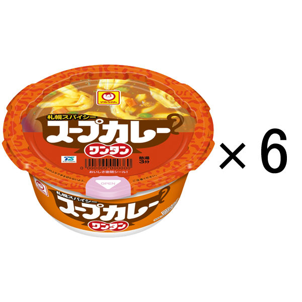 東洋水産 マルちゃん スープカレーワンタン 29g×6個 マルちゃん スープの商品画像