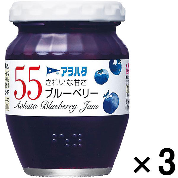 アヲハタ アヲハタ 55 ブルーベリー 150g×3個 ジャム、コンフィチュールの商品画像