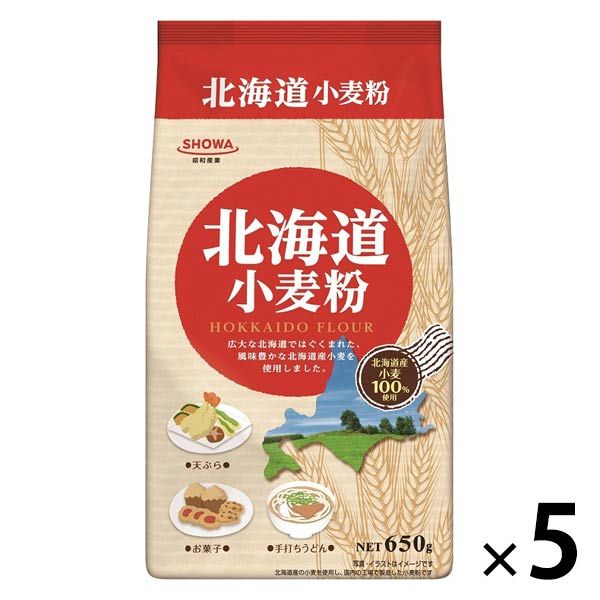 昭和産業 昭和産業 北海道小麦粉 650g×5個 薄力粉の商品画像
