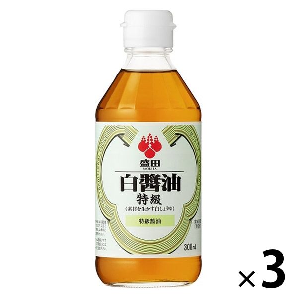 盛田 盛田 白醤油 特級 瓶 300ml × 3本 白醤油の商品画像
