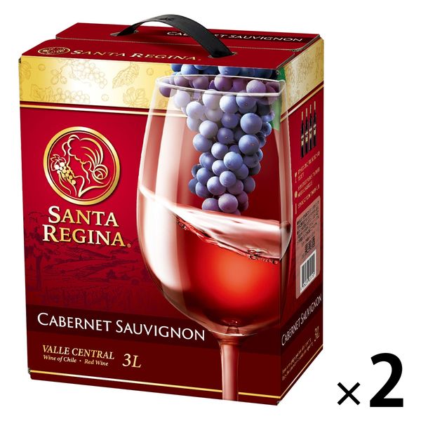 SANTA REGINA サンタ・レジーナ カベルネ・ソーヴィニヨン NV 3000mlバッグインボックス 2本 ワイン 赤ワインの商品画像