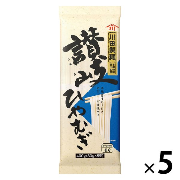 Welna 川田製麺 讃岐ひやむぎ 400g（80g×5束）×5個の商品画像