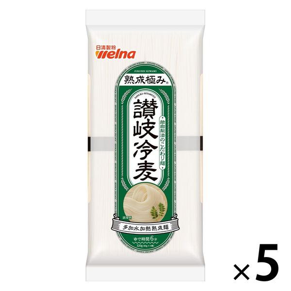 日清製粉ウェルナ Welna 熟成極み 讃岐冷麦 320g×5袋 冷や麦の商品画像