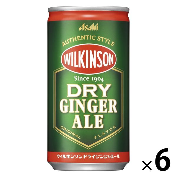 ウィルキンソン ドライジンジャエール 缶 190ml × 6本 缶 炭酸飲料の商品画像