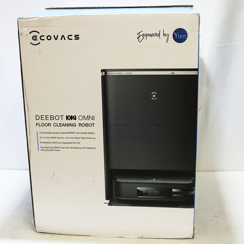 ECOVACS ECOVACS DEEBOT X2 OMNI DEX86（ブラック） 自動ゴミ収集機付属 DEEBOT ロボット掃除機の商品画像