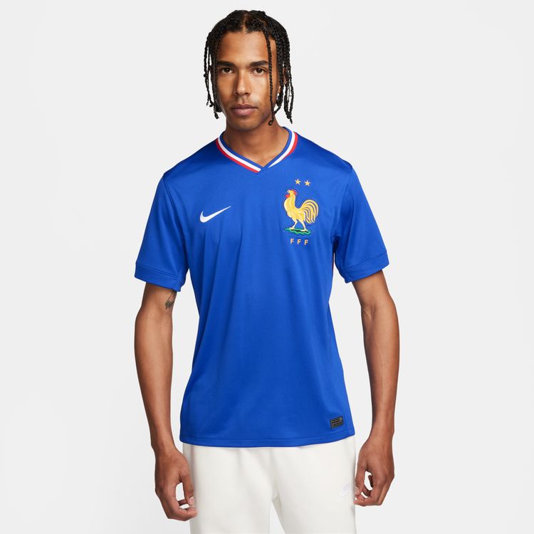  special price [NIKE Nike ]2024 France representative Home replica uniform FJ1259-452 soccer Stadium shirt Real sport 