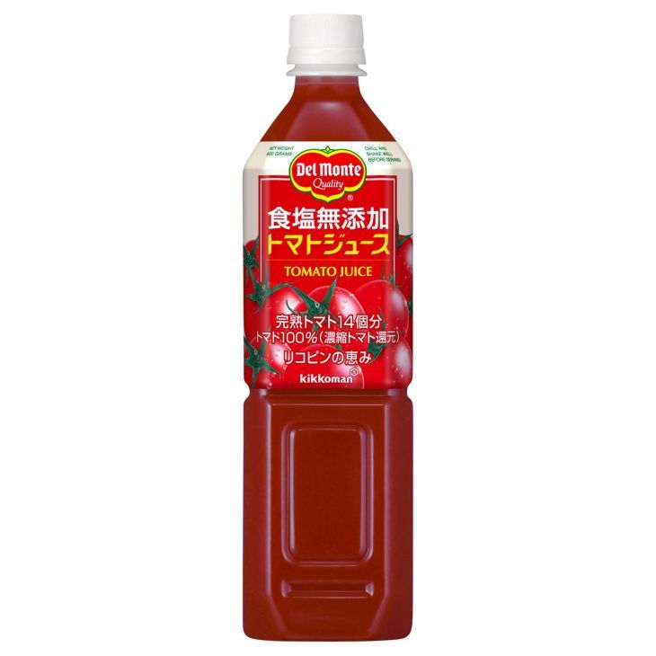 kikkoman デルモンテ 食塩無添加 トマトジュース 900g×24本 ペットボトル デルモンテ 野菜ジュースの商品画像