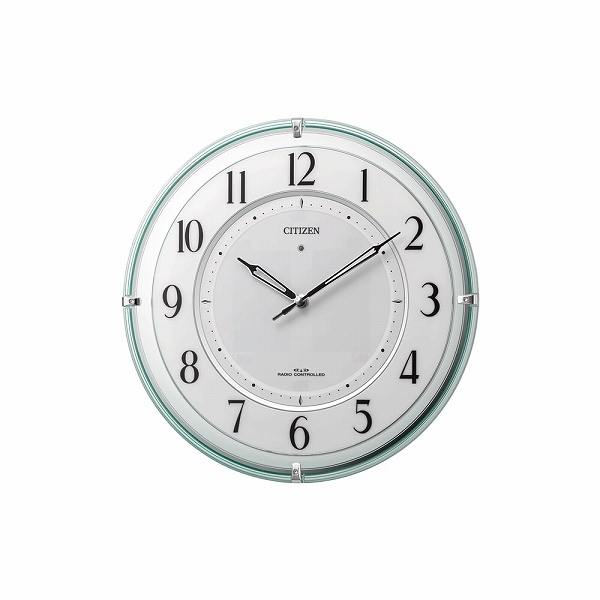 【動作確認済】シチズン壁掛け電波時計 4MY851 CITIZEN CITIZEN ソーラー電波掛時計 4MY851-005 掛け時計、壁掛け時計
