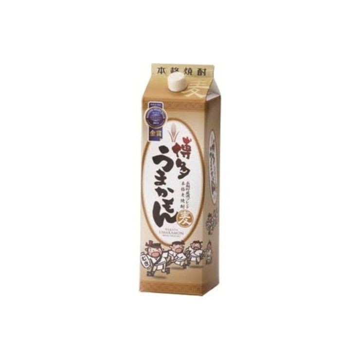 西吉田酒造 麦焼酎 博多うまかもん 25度 1800ml 紙パック 焼酎 麦焼酎の商品画像