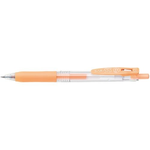 ZEBRA ゼブラ サラサクリップ ジェルボールペン ミルクカラー 0.5mm JJ15-MKOR（ミルクオレンジ）×1本 サラサ ボールペンの商品画像