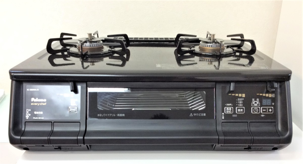 パロマ IC-360WA-R（LP）（プラチナブラック） ガステーブル - 最安値 
