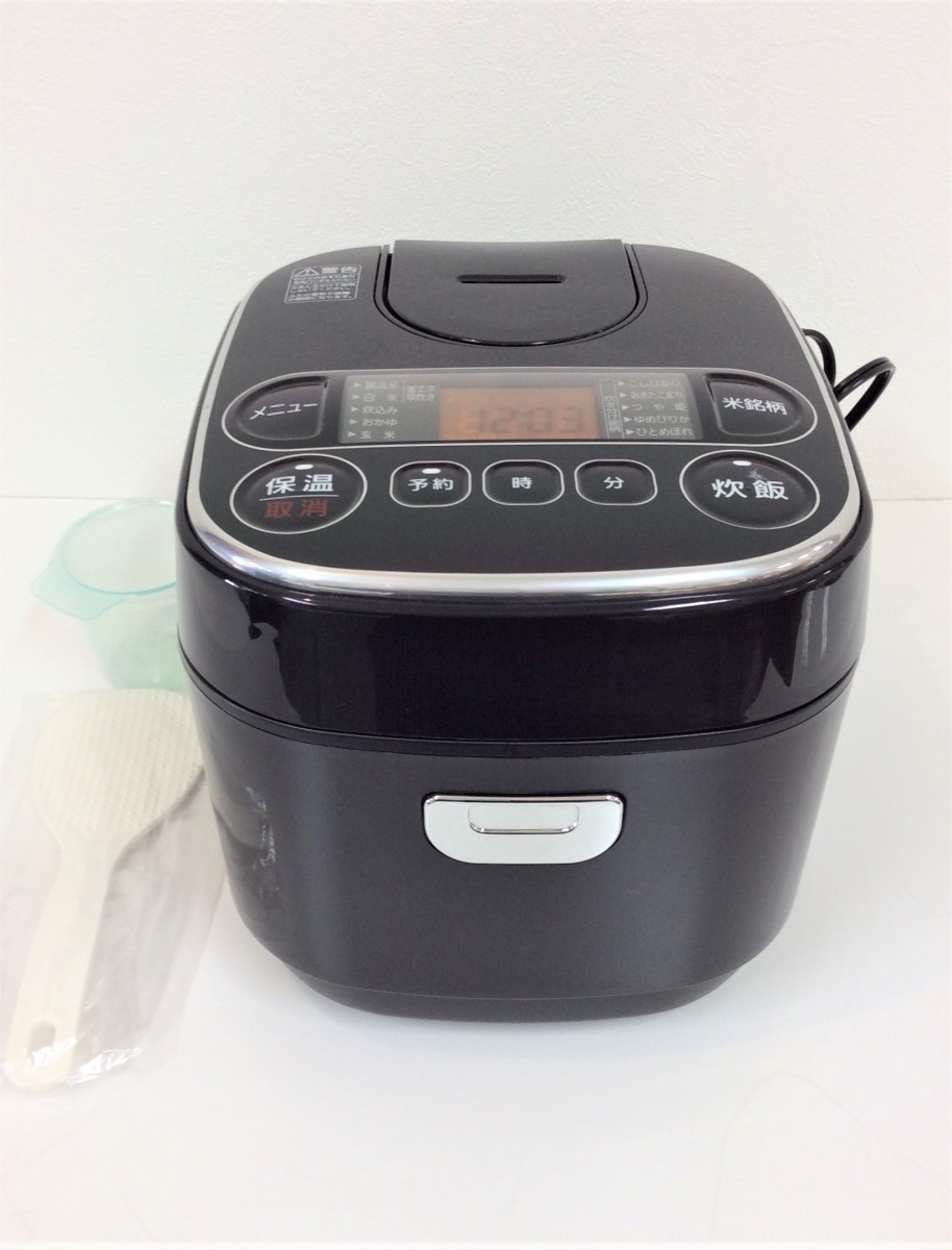 新品★IRIS OHYAMA RC-MA30AZ-B 炊飯器 Amazon | アイリスオーヤマ 炊飯器 マイコン式 3合 極厚銅釜