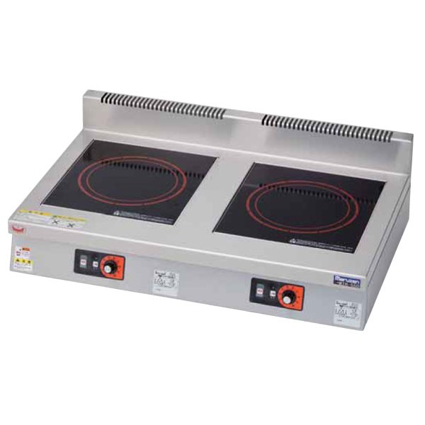 未使用新品 ラジエント式電気調理器 SRH-M226AT グリル付き 据置型2口 三化工業 SRH-M226AT ラジエントヒーター2口据置 200V グリル付