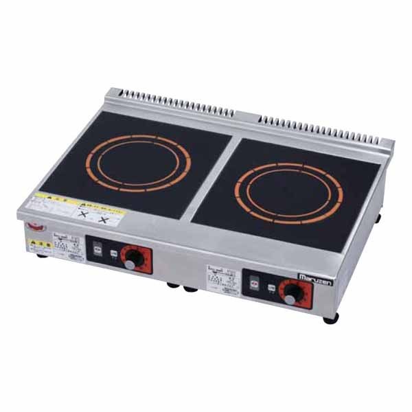 ニチワ電機 業務用IH調理器 2連エコノミーローレンジ型 MIR-1055LA-N