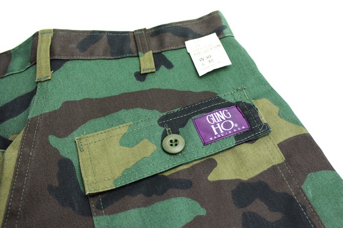 ガンホー GUNG HO / #1050P WOODLAND CAMO ウッドランドカモ 4ポケット