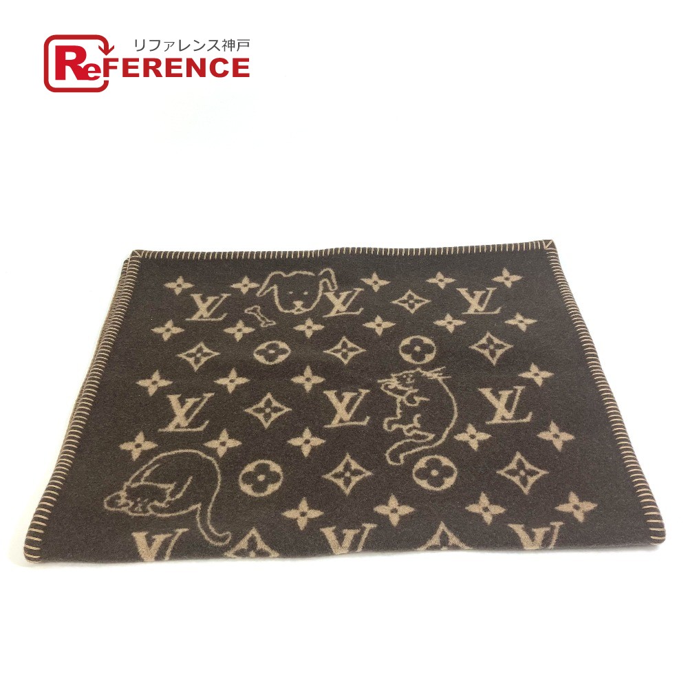 LOUIS VUITTON Louis Vuitton MP2260 одеяло интерьер kveruchu-ru маленький кошка грамм кошка животное покрывало [ б/у ] прекрасный товар 