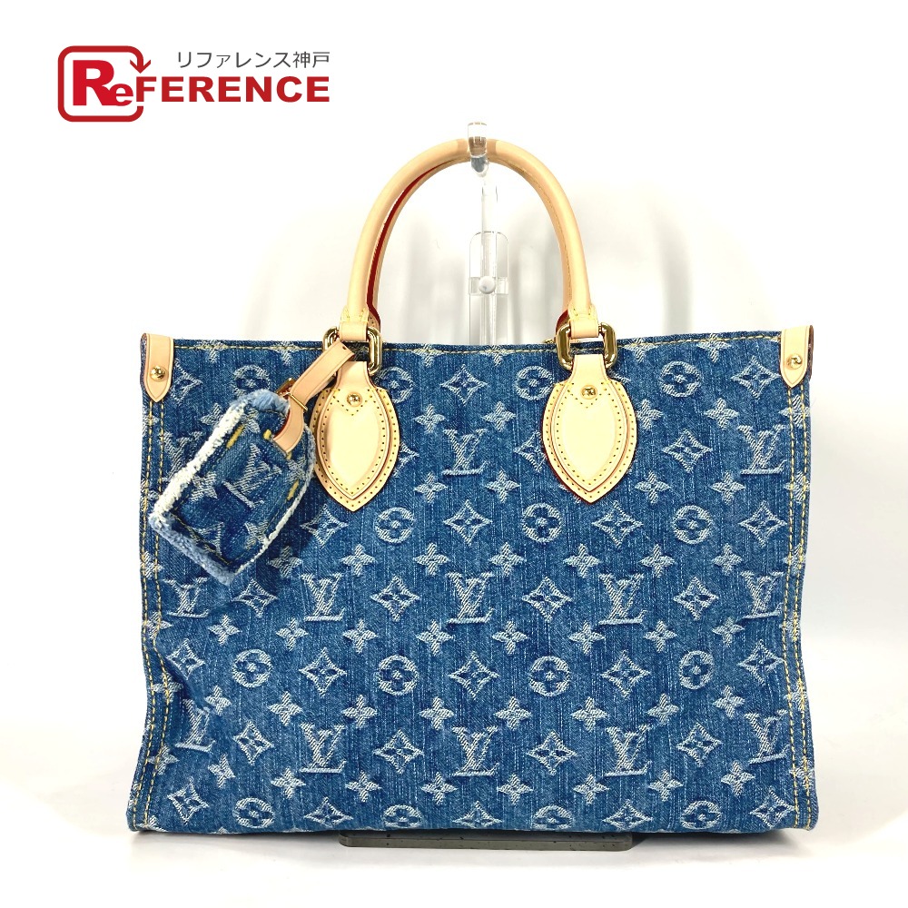 モノグラム・デニム オンザゴー MM M46871 （ブルーデニム）