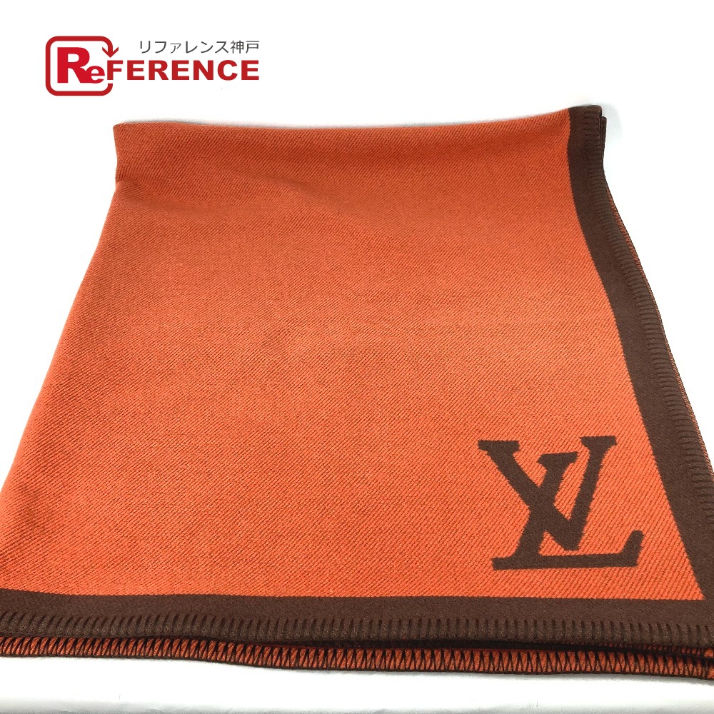 LOUIS VUITTON Louis Vuitton Logo интерьер колено .. одеяло покрывало orange женский [ б/у ]