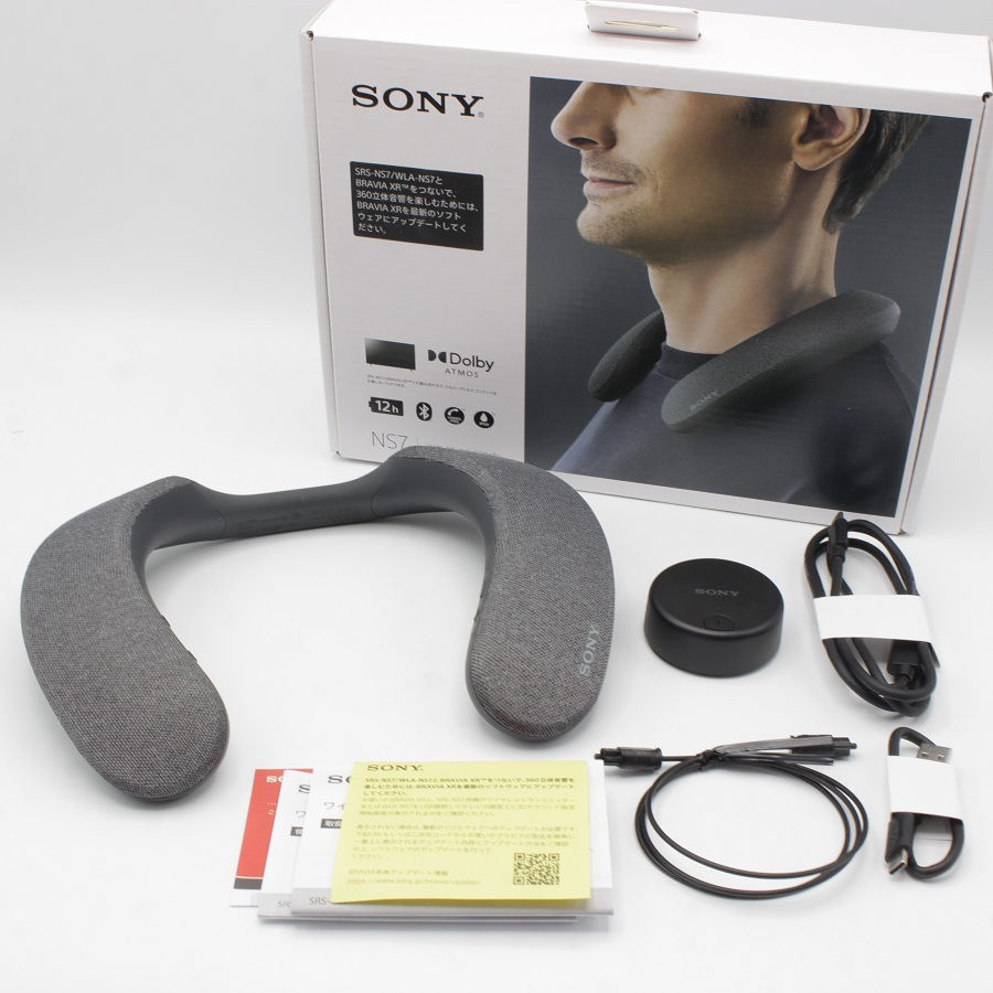  бонус магазин +5%[ прекрасный товар ]SONY беспроводной шея частота динамик SRS-NS7/HC угольно-серый Sony корпус 