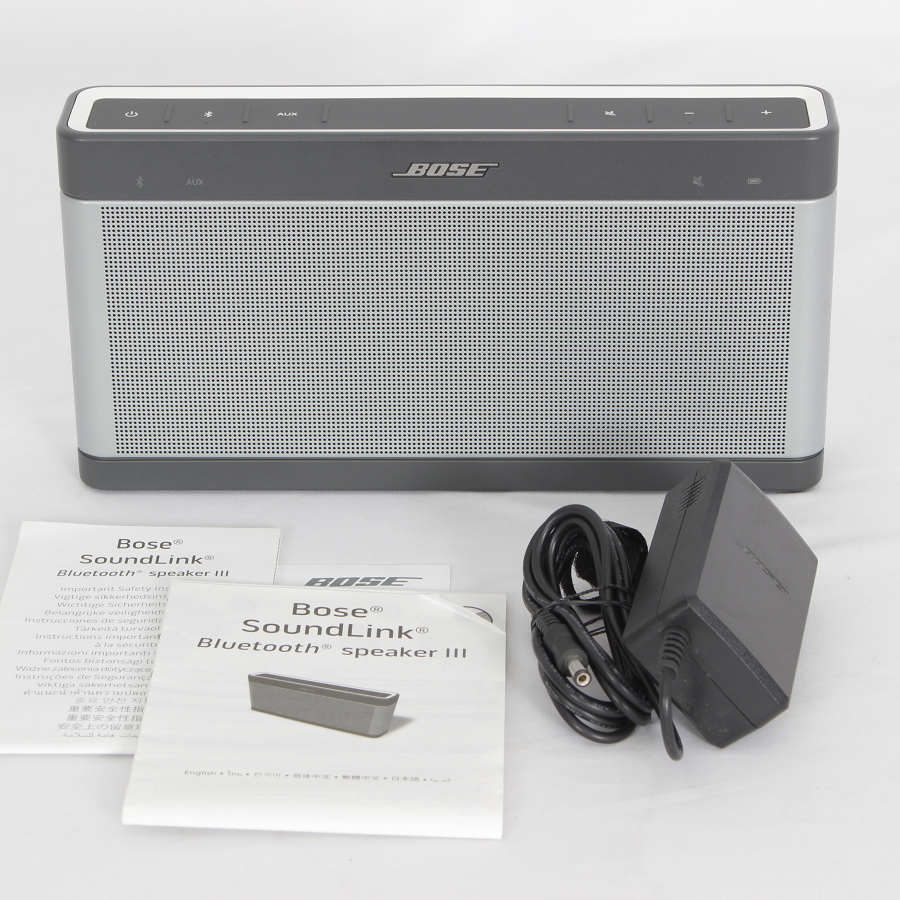 Bose Soundlink Bluetooth Speaker III シルバー ボーズ Bose Soundlink Bluetooth Speaker III シルバー ボーズ