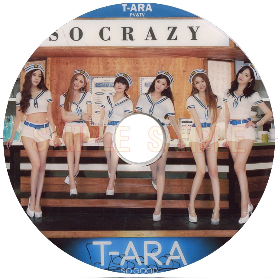 [..DVD]T-ARA Tiara TARA* SO CRAZY*PV &amp; TV COLLECTION*K-POP MUSIC