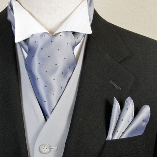 stole chief set silver men's wedding new . tuxedo color correcting scarf CD-SD807-12