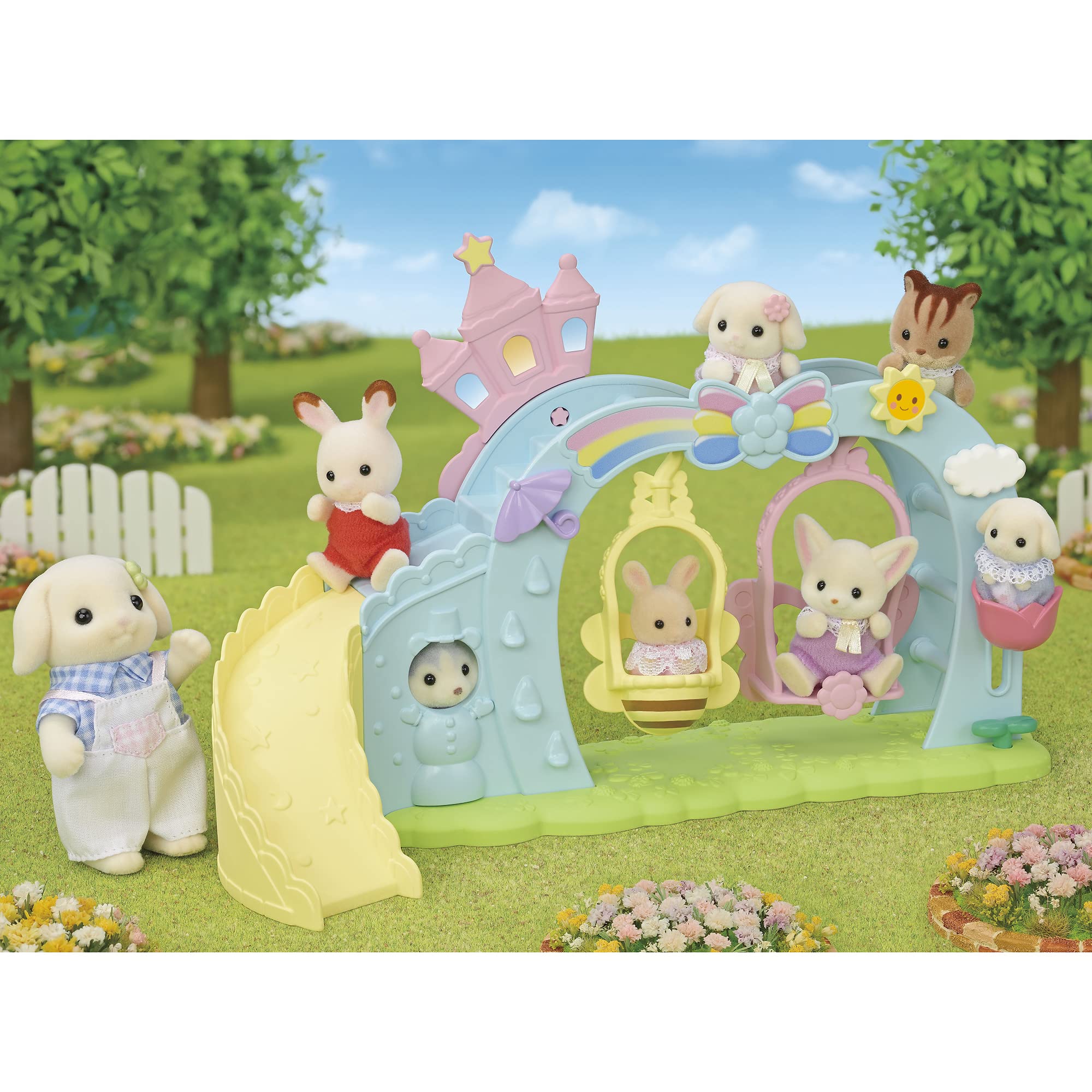  Epo k(EPOCH) Sylvanian Families ..... оснащение для игровой площадки Nakayoshi Blanc шт. в комплекте S-71 ST Mark засвидетельствование 