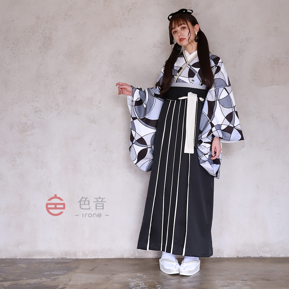  цвет звук переключатель hakama черный "теплый" белый церемония окончания hakama одиночный товар SS S M L LL 3L церемония окончания hakama большой студент женский модный симпатичный. серп кама женщина женщина кимоно кимоно благодарность .