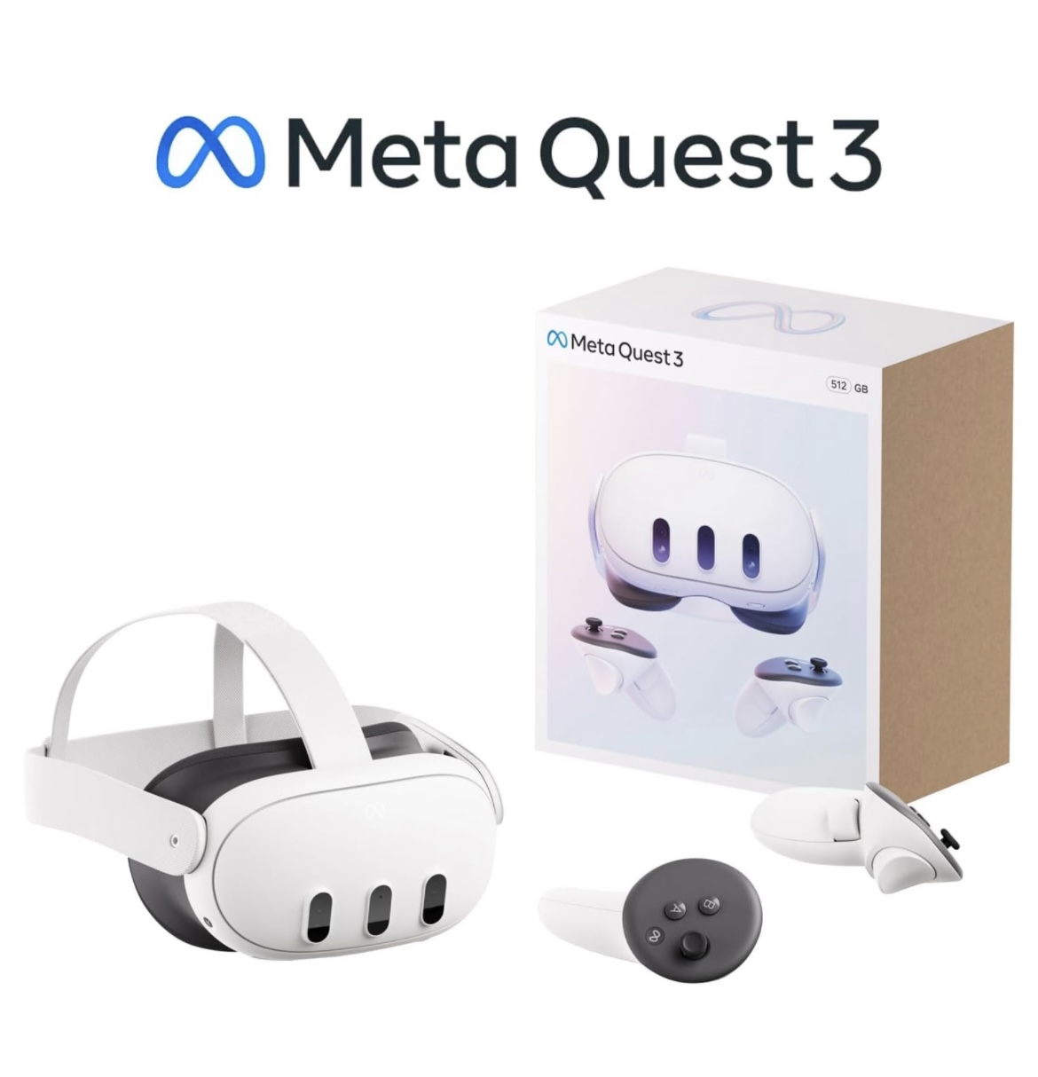  outer box translation have Meta Quest 3 128GB body meta Quest 3 all-in-one VR headset new goods unopened 