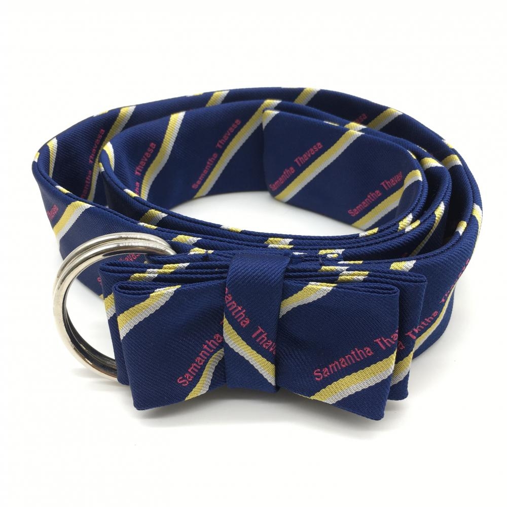 [ super-beauty goods ] Samantha Thavasa UNDER25 ring belt navy × yellow reji men taru lady's Golf wear Samantha Thavasa|50%OFF price 