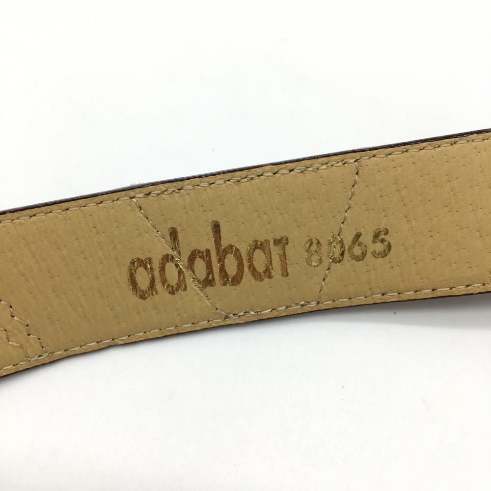 [ beautiful goods ] Adabat belt Brown .... lady's Golf wear adabat|40%OFF price 