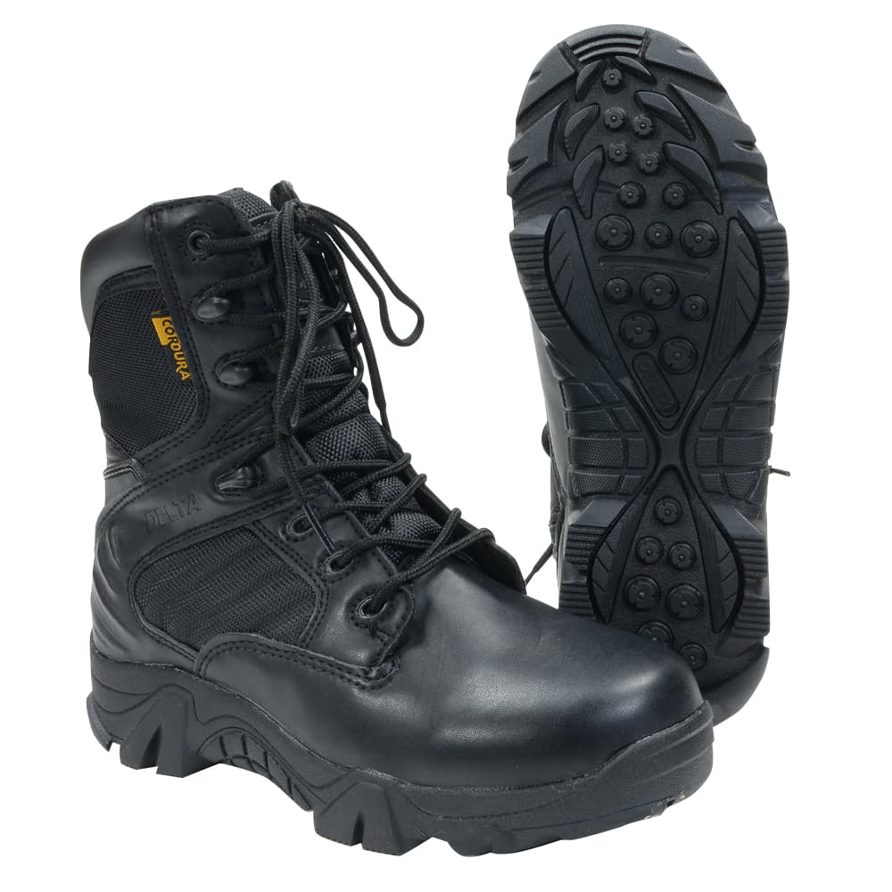  Tacty karu boots DELTA side zipper attaching is ikatto [ 25cm / black ] Delta combat boots army shoes 