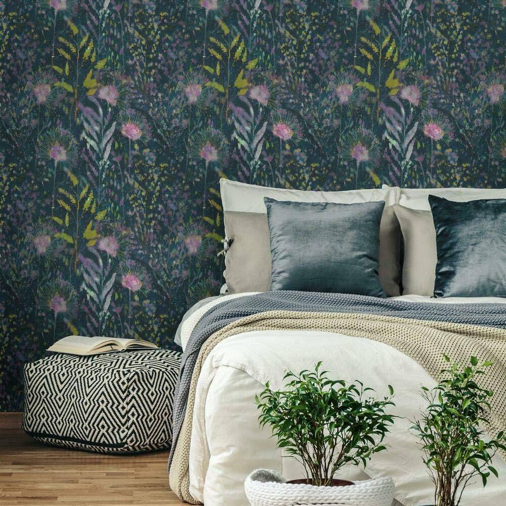  новый товар 3 шт. комплект RoomMates стандартный товар ... шелушение ... обои наклейка wall бумага .... рисунок черный / лиловый ширина 52cm× длина 5m часть магазин дизайн 