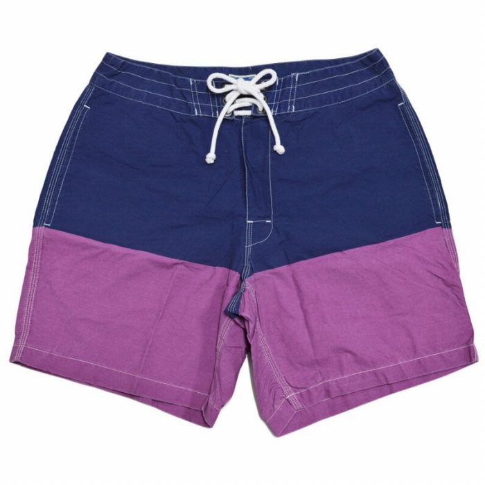 [ купон ]J.Crew J Crew colorblock 7~ board shorts 31835 цвет блок спортивные шорты плавки темно-синий лиловый купальный костюм NKN jc0060