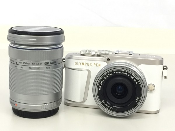 オリンパス オリンパスペン OLYMPUS PEN E-PL9 EZ ダブルズームキット （ホワイト） ミラーレス一眼カメラ - 最安値・価格