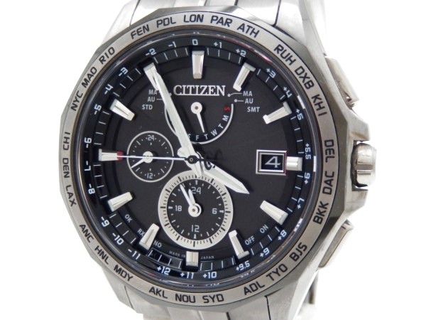 Citizen アテッサ ワールドタイム エコ ドライブ電波時計 At9096 57e ブラック Attesa Citizen メンズウォッチ 最安値 価格比較 Yahoo ショッピング 口コミ 評判からも探せる