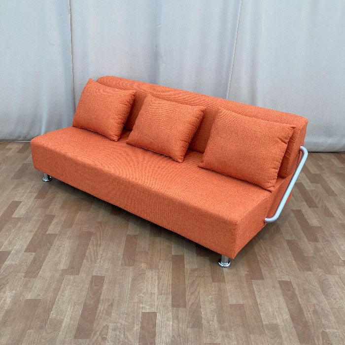  used sofa orange 3 seater .3 person for sofa bed sofa bed orange elbow none sofa regular price approximately 8 ten thousand jpy 
