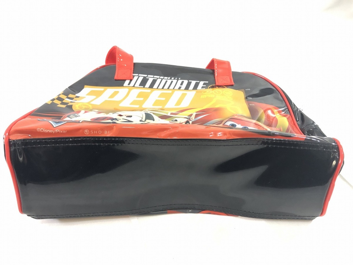 [Disney] The Cars Kids сумка "Boston bag" PVC производства ( красный ) ( чёрный ) { не использовался } стоимость доставки 510 иен ( Kids * сумка )