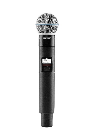 Shure QLXD24/B58-G50 Handheld Wireless System with BETA 58A Vocal Microphone, G50
